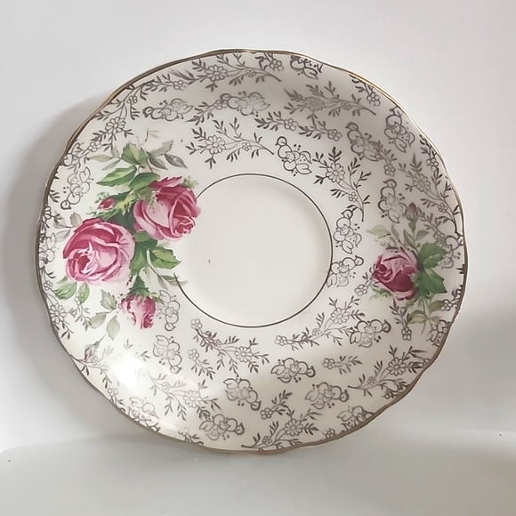 Demitasse James Kent Cup and Saucer june Roses pattern# 3045 - Picture 4 of 6